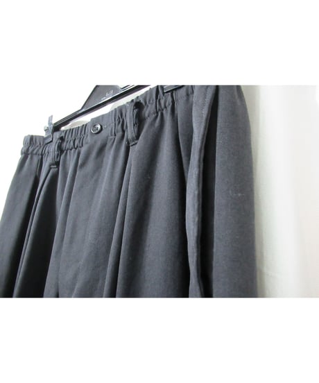 17ss yohji yamamoto pour homme ２タック テーパードパンツ（HD-P19-100）