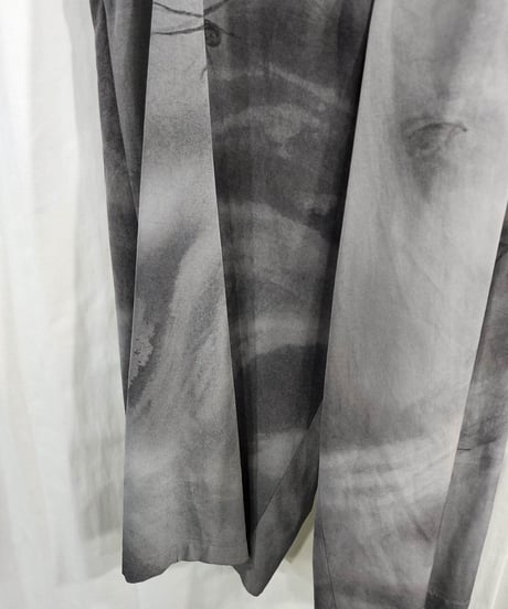 2018ss yohji yamamoto pour homme 内田すずめ プリントひもパンツ （HW-P30-512）