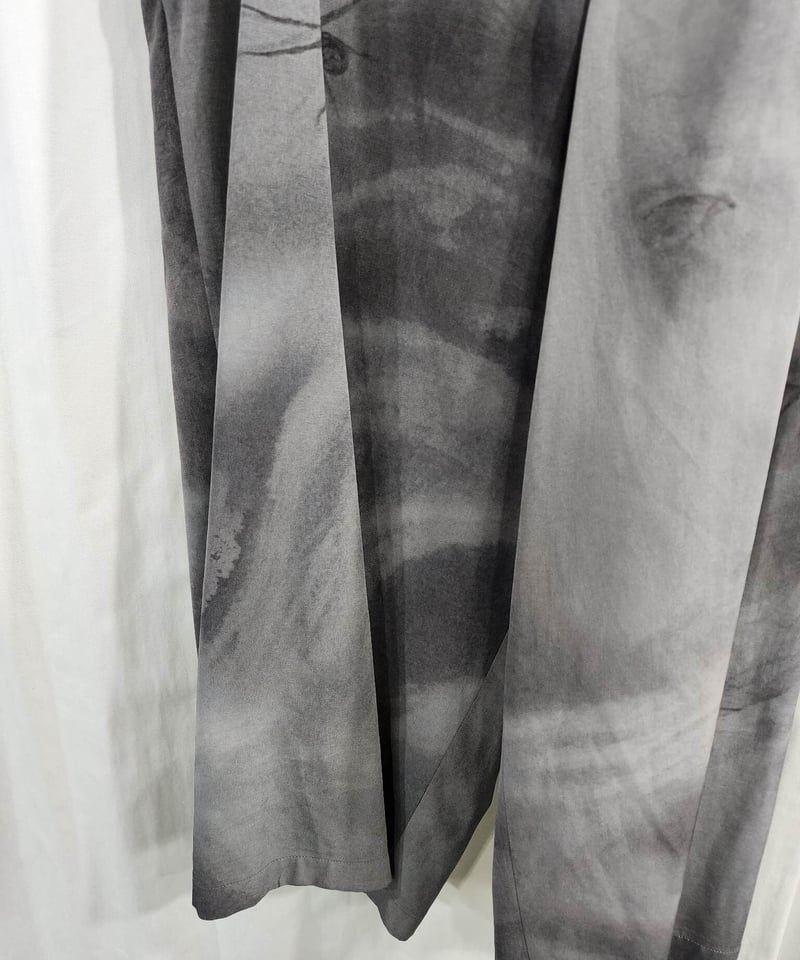 2018ss yohji yamamoto内田すずめprint pants