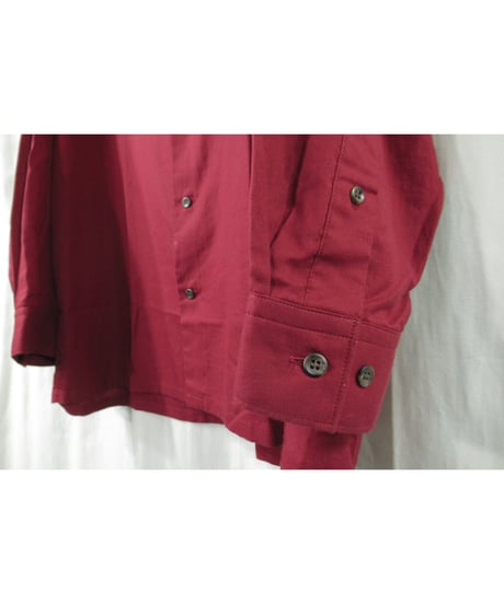 Y's for men SHIRTS yohji yamamoto 赤 コットン シンプルブラウス（MT-B30-058）