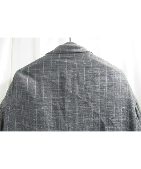 90’s yohji yamamoto pour homme vintage SAMPLE グレー ストライプデザインセットアップ（J16-233-1M）