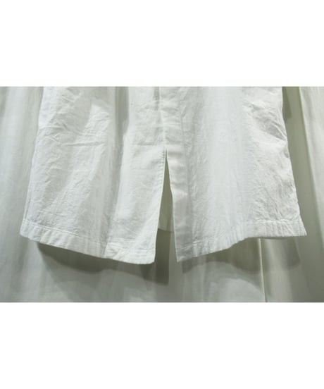 17ss yohji yamamoto pour homme コットン ストールデザイン スタンドカラーコート（HD-C02-013）
