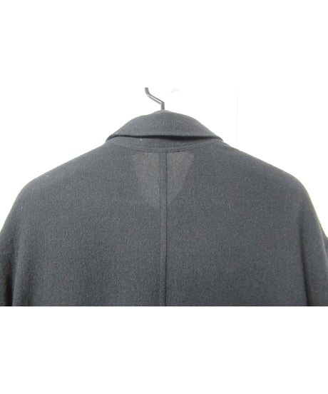 19aw yohji yamamoto pour homme フライフロントデザイン ウール ロングブラウス（HC-B23-106）