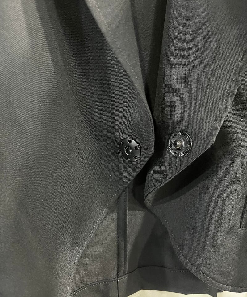 21SS Yohji Yamamoto pour hommeショートジャケット 美品 2021SS yohji yamamoto pour homme デザインショートジャケ