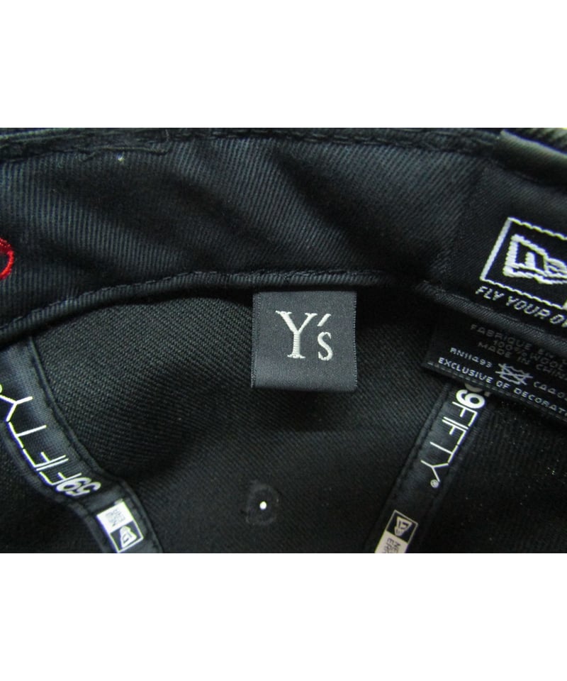 Yohji Yamamoto New Eraコラボキャップ　ミニロゴ YohjiYamamoto x NewEra☆コラボ]ボアキャップ 59FIFTY_Dog Ear