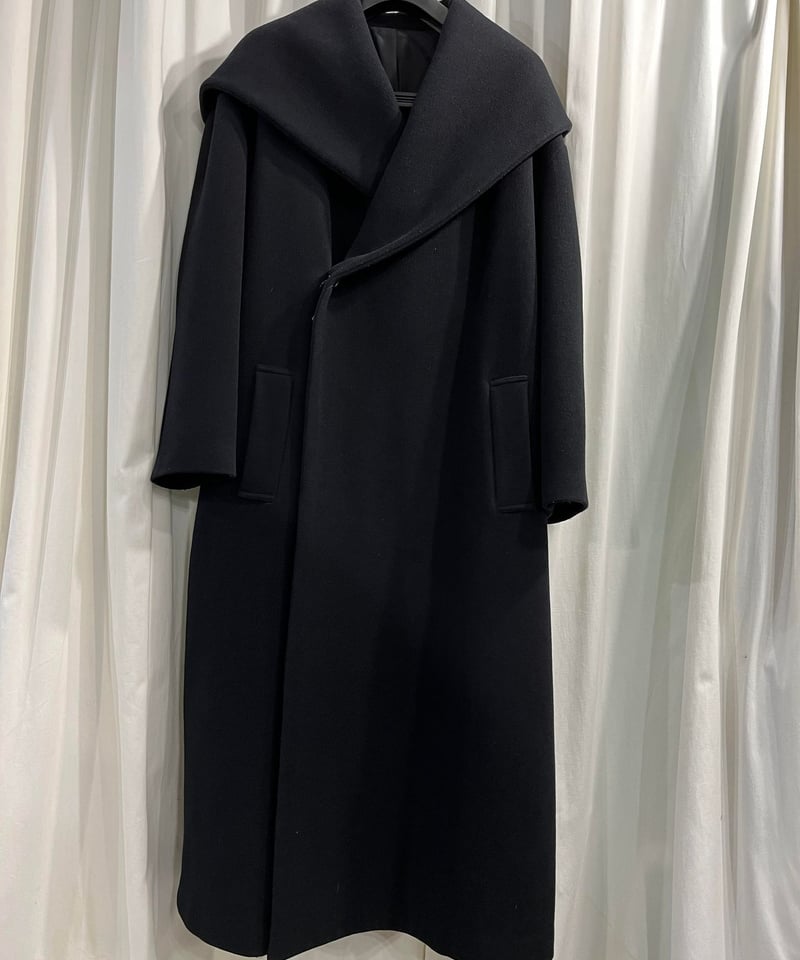 yohji yamamoto + NOIR フード付きロングコート(NI-C05-101) |...