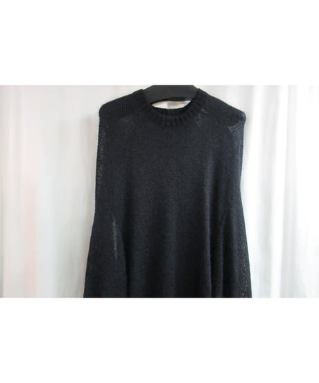 AD2014 JUNYA WATANABE COMME des GARCONS ポンチョ風 変形デザインニット JN-N031