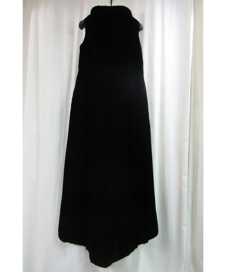 レア 希少 yohji yamamoto +noir ベルベット 中綿入りロングドレス NT-D06-807