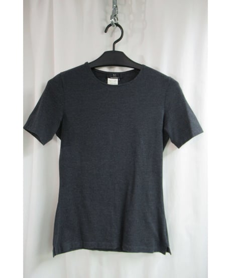 Y's yohji yamamoto グレー シンプルカットソー YA-T03-097