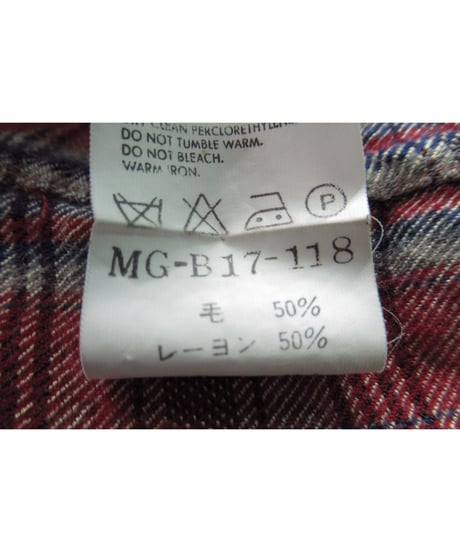 Y’s for men yohji yamamoto チェックデザインブラウス（MG-B17-118）