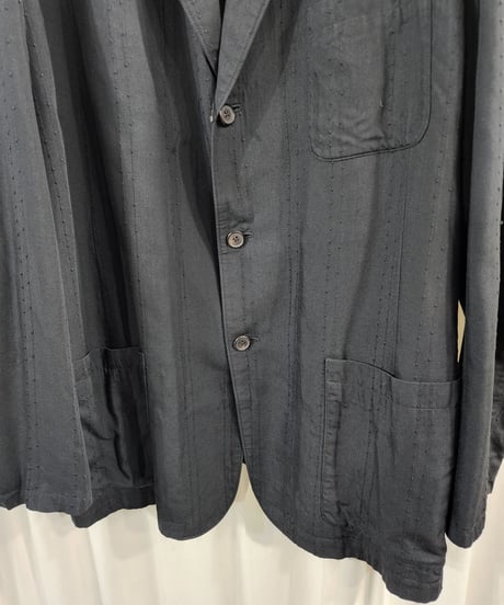 Y's for men  yohji yamamoto 黒 3釦ノーパットジャケット （MQ-J06-209）