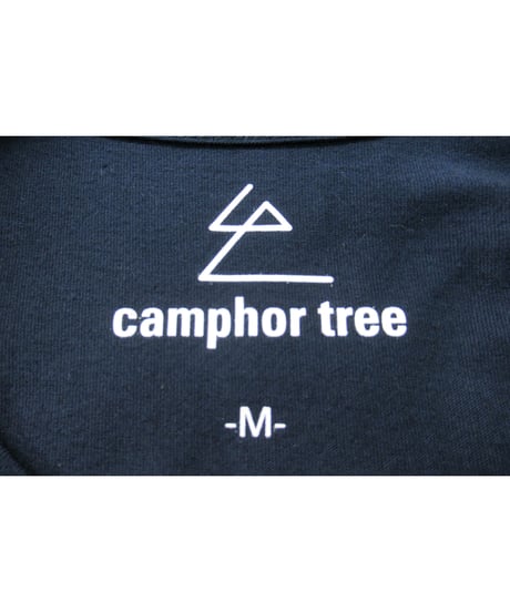 camphor tree 紺 アシメトリーデザインTシャツ