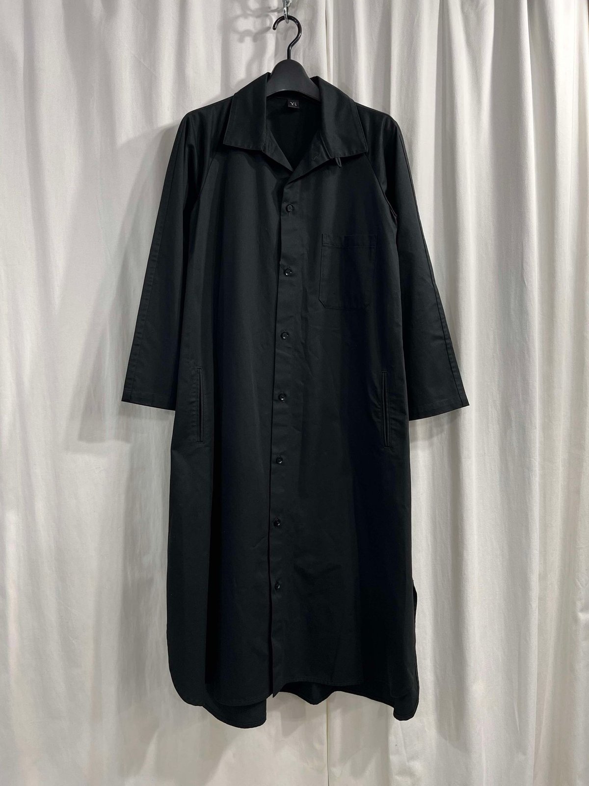 Yohji Yamamoto アシンメトリー シャツワンピース Yohji Yamamoto アシンメトリー シャツワンピース