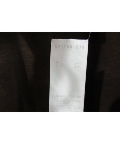 18aw B yohji yamamoto +noir ショルダーデザインノースリーブカットソー NV-T66-270