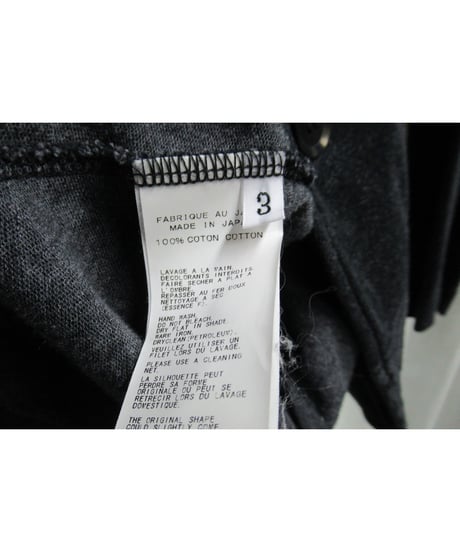 レア 13ss yohji yamamoto pour homme デザインプリントロングカットソージャケット HX-T71-558