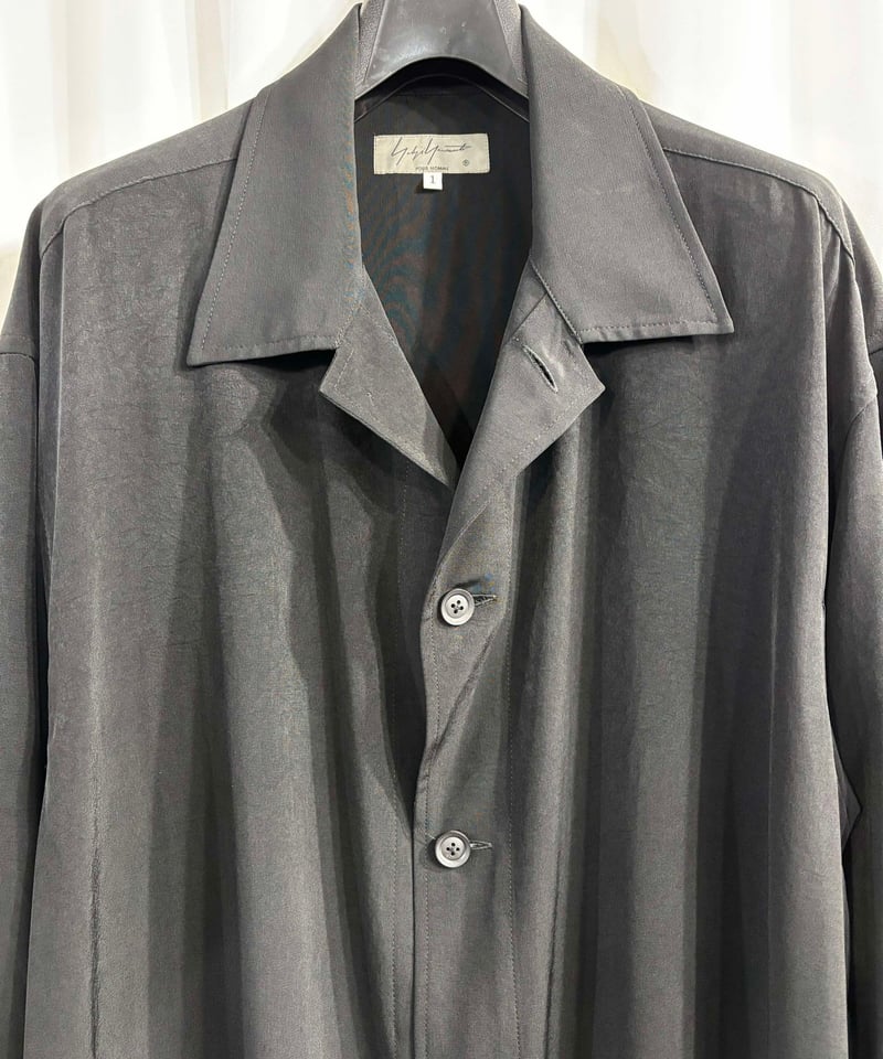 2020SS yohji yamamoto pour homme シグネチャーペイントロングブ 2020SS yohji yamamoto pour homme シグネチャーペイントロングブ