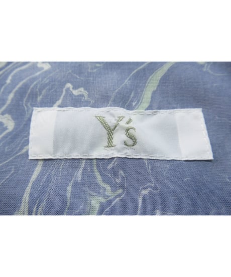 Y’s yohji yamamoto デザインプリントブラウス（YO-B08-213）