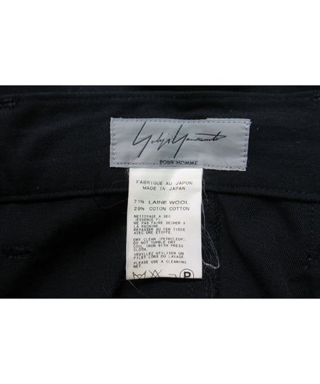 17ss yohji yamamoto POUR HOMME ミリタリーデザインパンツ HD-P12-105
