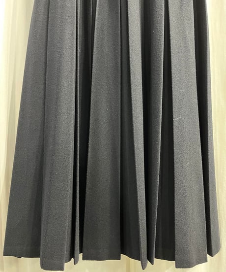 yohji yamamoto femme ウール プリーツ ロングスカート（F-S-107xxx）