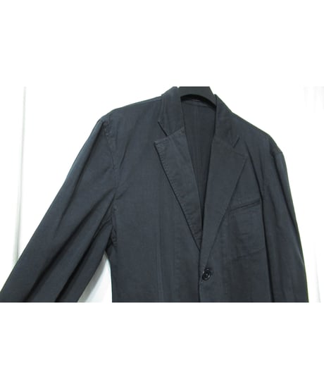 16ss yohji yamamoto pour homme 綿 麻 燕尾デザインジャケット（HO-J77-057）