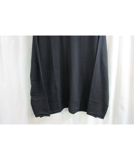 camphor tree 黒  裾レイヤードデザインカットソー M size