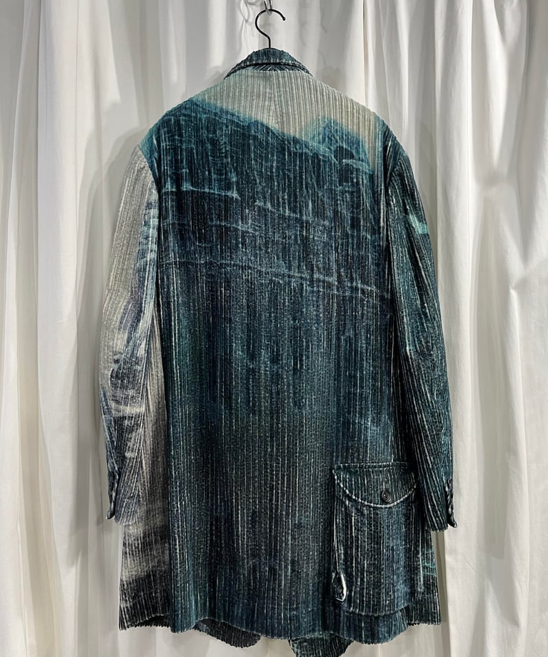 visvim パイソンパッチ ウォッシュ加工 コーデュロイ ジャケット 2022AW yohji yamamoto pour homme プリントコーデュロイフラップ