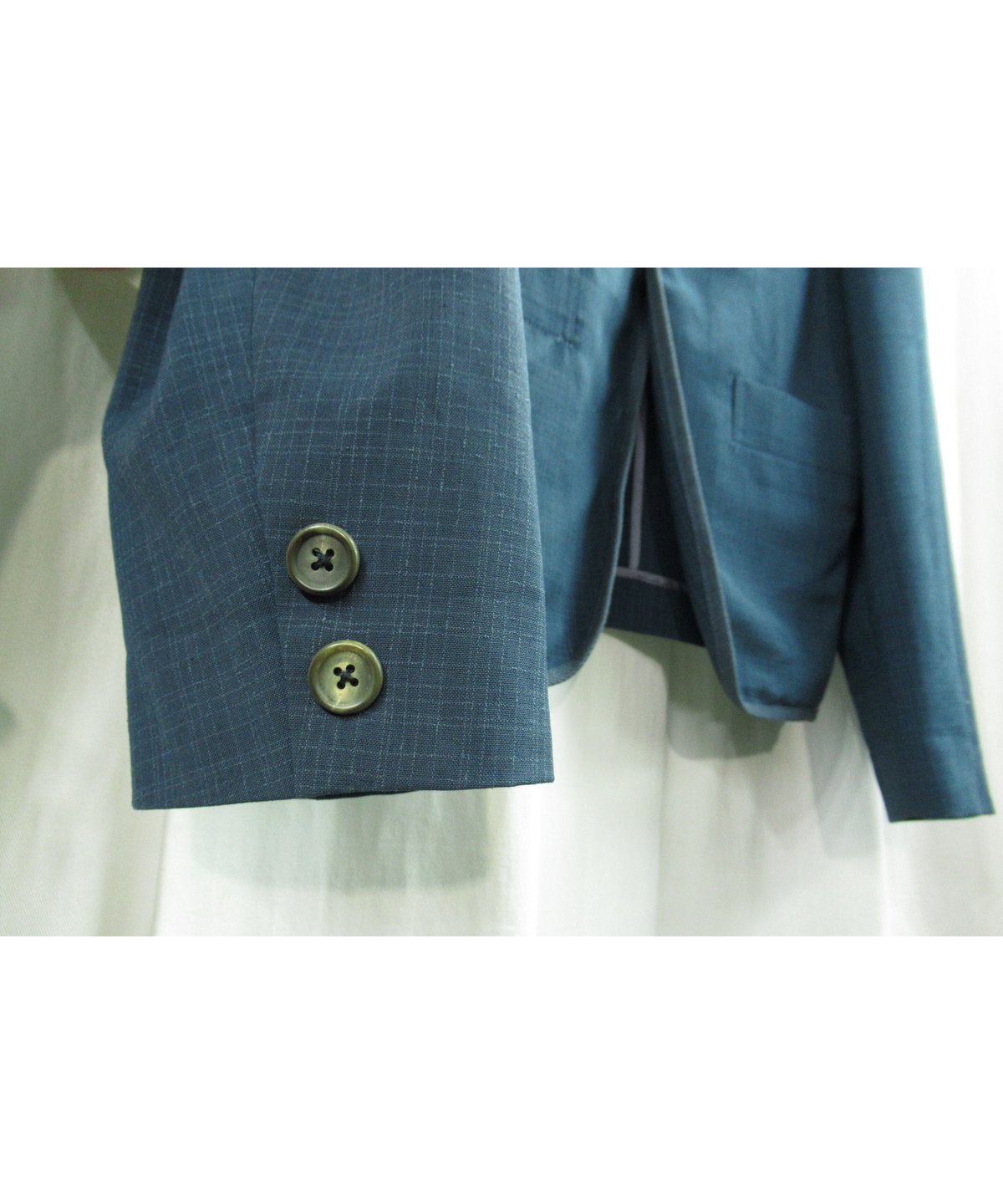 レア　YOHJI YAMAMOTO POUR HOMME 07ssジャケット 07ss yohji yamamoto pour homme 素材切り替えデザイン