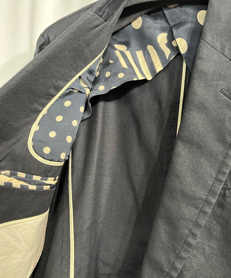 Y's yohji yamamoto 麻綿混 デザインジャケット（MD-J06-305）