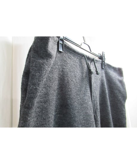 98aw yohji yamamoto pour homme vintage グレー シンプルワイドパンツ（HY-T58-980）