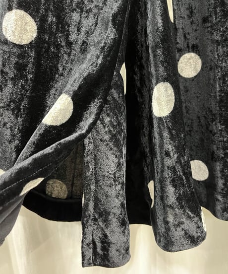 2000AW yohji yamamoto +NOIR ベロアロングスカート（NT-S02-220）