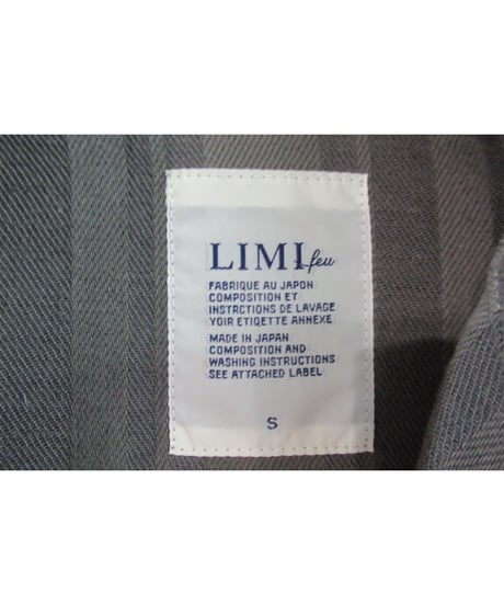 LIMI feu yohji yamamoto ストライプショートジャケット LM-J09-009