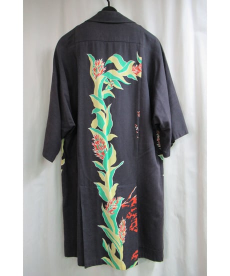 レア 97ss yohji yamamoto pour homme vintage 火山プリントデザインドレスシャツ HU-D14-262