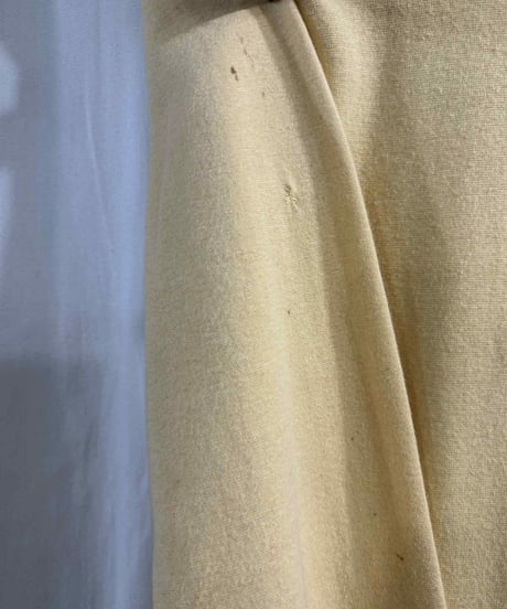 難あり 1980's yohji yamamoto femme vintage 丸文字ロゴ フーテッドカットソー（F-T-196xxx）