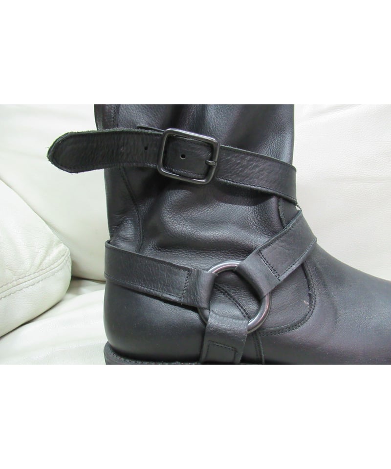 16aw yohji yamamoto pour homme ベルトデザインブーツ | LA 