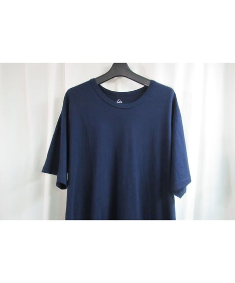 camphor tree 紺 アシメトリーデザインTシャツ