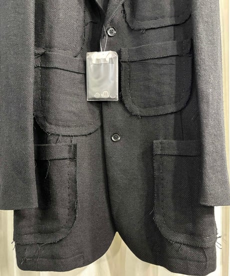 2005AW yohji yamamoto pour homme ほつれジャケット（HN-J17-115）