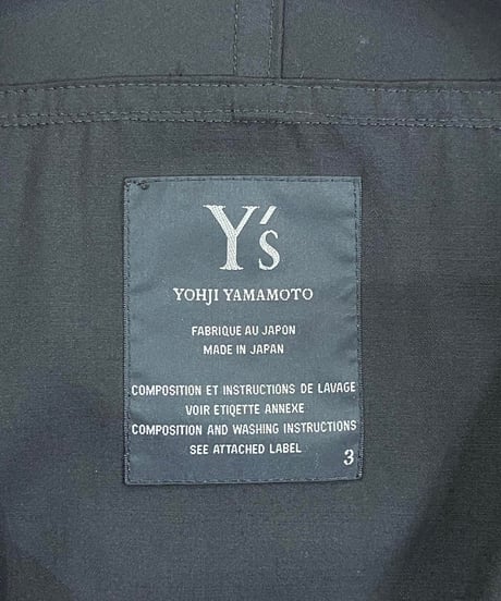 Y's yohji yamamoto スナップ釦ブルゾン（YC-J02-100）