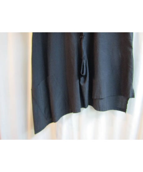 Y's yohji yamamoto ノースリーブフロントデザインアシメトリーブラウス YM-B23-216