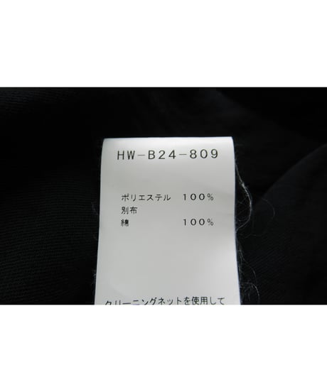 18ss yohji yamamoto pour homme 素材切替えデザイン ラグランスリーブブラウス（HW-B24-809）