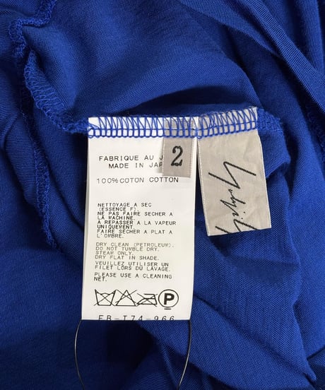 2012SS yohji yamamoto femme コットンカットソー（FB-T74-966）
