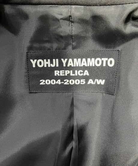 2019AW yohji yamamoto pour homme 04-05AW REPLICA ジッパー付きジャケット（HC-J94-537）
