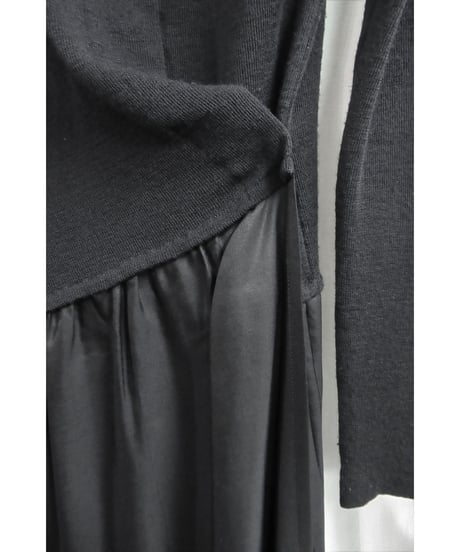 94aw yohji yamamoto femme vintage 着物 ニット切替えワンピース FV-D31-834