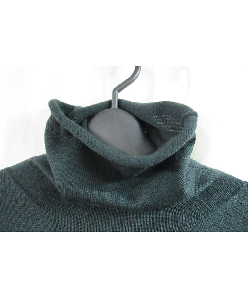Y's yohji yamamoto 切りっぱなしデザインタートルニット YB-K02