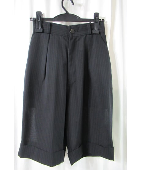 80's yohji yamamoto femme vintage ストライプショートパンツ FP-2