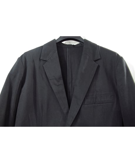 03ss yohji yamamoto femme 切りっぱなし ステッチデザイン コットンジャケット（FQ-J13-045）
