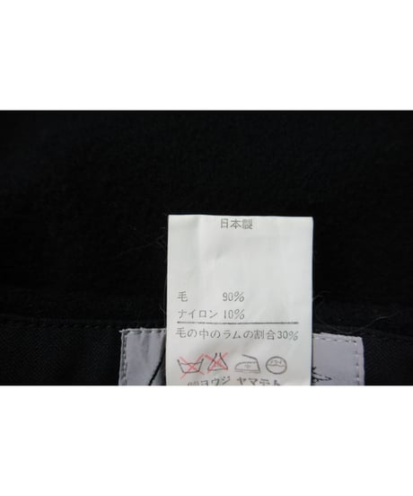 80’s yohji yamamoto femme vintage 黒 サスぺエンダー釦付きハーフパンツ