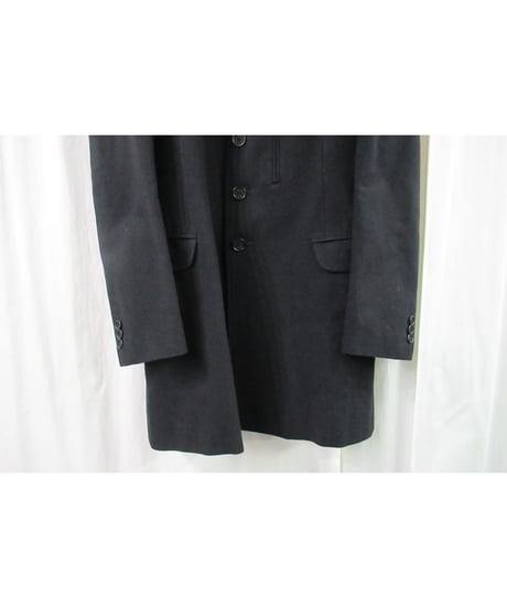 13aw yohji yamamoto pour homme スタンドカラーロングジャケット HQ-J15-106