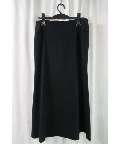 yohji yamamoto +noir パイピングポケットデザイン シンプルフレアスカート（NZ-S01-102）