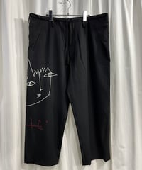 2022SS yohji yamamoto pour homme リエ刺繡パンツ（HG-P24-108-2）