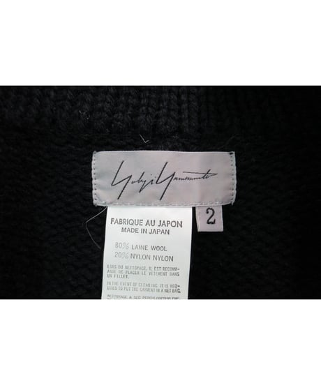 05aw yohji yamamoto femme ロングニットコート FN-K33-912